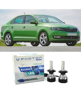 Skoda Rapid Uzun Far Ampulü H7 Access Yeni Seri Beyaz 2013-2019