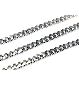 Metal Çanta ve Takı Zinciri 10 MM (1 Metre)  Gümüş