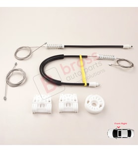 Mercedes C Class W204 S204 2006-2014 E W212 S212 2009-2016 4/5 Kapı İçin Ön Sağ Cam Kriko Tamir Seti