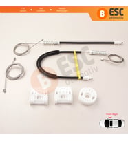 Mercedes C Class W204 S204 2006-2014 E W212 S212 2009-2016 4/5 Kapı İçin Ön Sağ Cam Kriko Tamir Seti