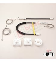 Mercedes C Class W204 S204 2006-2014 E W212 S212 2009-2016 4/5 Kapı İçin Ön Sağ Cam Kriko Tamir Seti