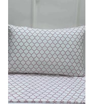 NİVEMESHOME PEMBE GEOMETRİK DESEN 2 Lİ YASTIK KILIFI KAPAKLI 50X70