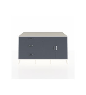 Kronos Konsol 2 Raflı 3 Çekmeceli 2 Kapaklı 176x59x99 Aytaşı-Antrasit