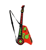 Mey İthalat® Led Işıklı Melodili Askılı Müzikli Gitar