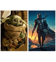 Prime 3D Star Wars The Mandalorian İkili Puzzle 200 Parça 10229