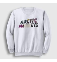 Presmono Unisex Kırmızı Mask Arctic Monkeys Sweatshirt
