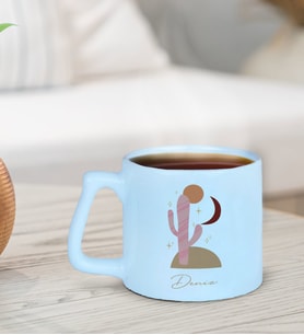 BK Gift Kişiye Özel İsimli Pastel Mavi Middle Kupa Bardak-12, Arkadaşa Hediye, Ev Hediyesi, Doğum Günü Hediyesi, Ofis Hediyesi