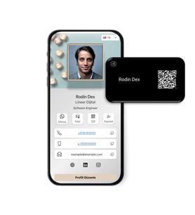 Lineer NFC Dijital Kartvizit
