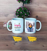 Matematik Öğretmeni Kupa Bardak Beyaz Fotoğraflı Öğretmenler Günü Hediyesi