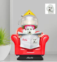 Kişiye Özel Sevimli Dostlarımız Köpek Biblo-4