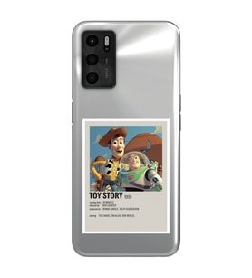 Oppo A55 Uyumlu Toy Story Minimalist Poster Desenli Şeffaf Telefon Kılıfı