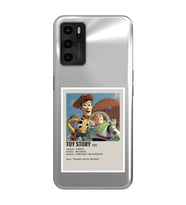 Oppo A55 Uyumlu Toy Story Minimalist Poster Desenli Şeffaf Telefon Kılıfı