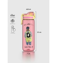 Renga Rybo-X Desenli 630 ml Tritan Çocuk Matara 912163 Mavi (Pembe)
