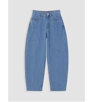 LC WAIKIKI İndigo Barrel Fit Kız Çocuk Jean Pantolon