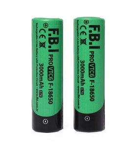 Northcity VTC6 18650 3000mAh 30A Li-ion Şarjlı Pil 2'li Set + Pil Taşıma Kutusu