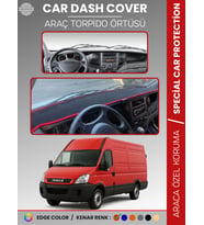 IVECO DAILY (2011-2014) Torpido Örtüsü Panel Torpido Koruma Araca Özel Tam Uyum Kaymaz Kolay Montaj