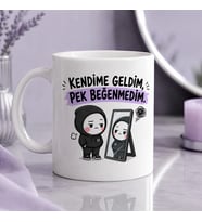 Kendime Geldim Pek Beğenmedim Komik 313 Karakter Seramik Kupa