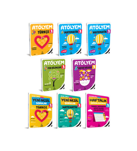 Arı Yayıncılık 3. Sınıf Atölyem Set (8 Kitap) (Çok Renkli)