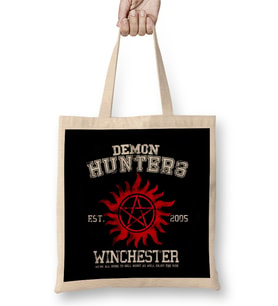 Demon Hunters-1 Bez Çanta Uzun Saplı
