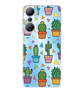 PrintiFy İnfinix Hot 20 ile Uyumlu Water Color 4  Kamera Korumalı Şeffaf  Kılıf