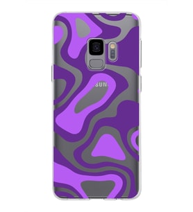 Samsung Galaxy S9 Kapak Renkli Desen Tasarımlı Şeffaf Silikon Kılıf