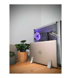 Yüksekliği ayarlanabilir dizüstü bilgisayar dikey tutucu stant