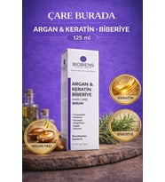 Biberiye & Argan & Keratin Saç Bakım Serumu 125 Ml (Durulanmaz)