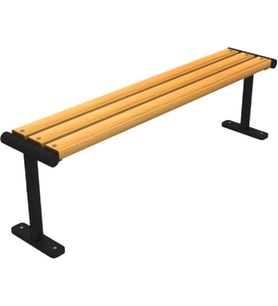 Bench Mutfak Masası Oturma Bankı Ahşap Metal