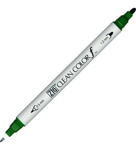 Zig Clean Color f Çift Uçlu Kalem 040 Green 