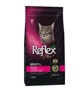 Reflex Plus Seçici(Hassas) Somonlu 1.5 Kg Yetişkin Kuru Kedi Maması