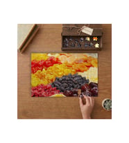 Kuru Meyveler Tasarımı 240 parça Ahşap Puzzle Ahşap Kutuda MP01709