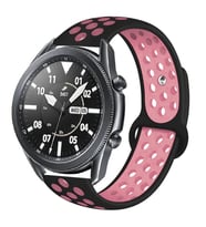 Huawei GT2 46mm 22mm Uyumlu Kordon Silikon Esnek Yumuşak Delikli Spor KRD-02 Kayış
