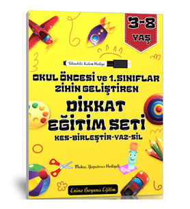Zihin Geliştiren Dikkat Eğitim Seti (Okul Öncesi ve 1. Sınıflar İçin)