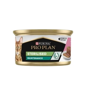 Pro Plan Somonlu Kısırlaştırılmış Kedi Konservesi 85 Gr (12 Adet) (Beyaz)