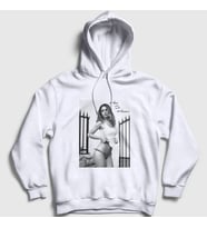 Presmono Unisex Beyaz Beauty Cinema Ana De Armas Kapüşonlu Sweatshirt 506850tt