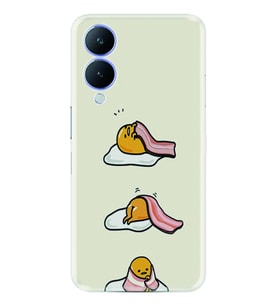 Vivo Y17S Kılıf Resimli Desenli Baskılı Silikon Sweety Egg 1322