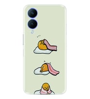 Vivo Y17S Kılıf Resimli Desenli Baskılı Silikon Sweety Egg 1322