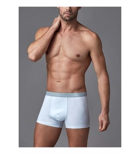 Erkek Compact-cotton Boxer (Beyaz)