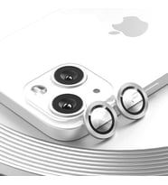iPhone 13 Uyumlu Gerçek Safir Lens Koruyucu Görüntü Kalitesini Bozmayan Netlik (Beyaz)
