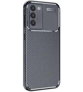 Newface Vivo V30 Lite 4G Kılıf Auto Focus Karbon Kapak - Siyah