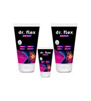 Dr.Flex Tüp Vücut Masaj Kremi 3 Adet Omega3Lü Kolajenli Bamya Ardıç Kuyruk Yağlı