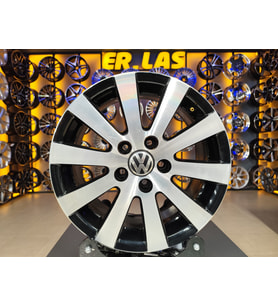 4 Adet VOLKSWAGEN ORIJINAL 7*16 5*112 ET45 57.1 BLACK MACK JANT REVİZE EDİLMİŞ (Takım)