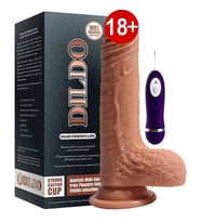 Dildo Series Crowleys 18 Cm Ekstra Yumuşak Çift Katmanlı Realistik Vibratör