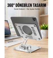 Çift Eksenli Ayarlanabilir Tablet Destek Standı Yeni Nesil