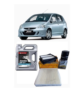 2006-2008 HONDA JAZZ 1.4 PERİYODİK BAKIM SETİ HAVA + YAĞ + POLEN FİLTRESİ + 4 LİTRE PETROL OFİSİ 10W 40
