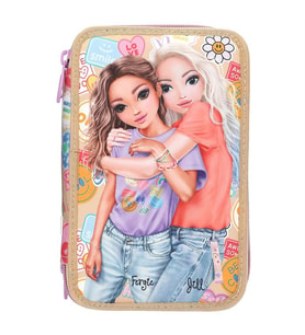 TOP Model 3 Katlı İçi Dolu Kalem Çantası Girl Power 413282