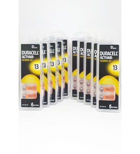 Duracell 13 Numara İşitme Cihaz Pili Kulaklık Pili 6'lı*10 Paket