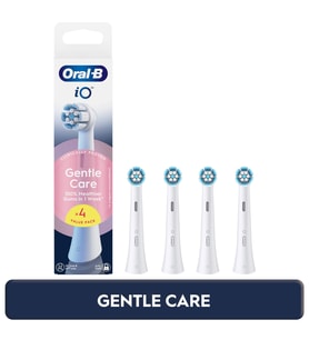 Oral-B iO Gentle Care Beyaz Diş Fırçası Yedek Başlığı 4 Adet