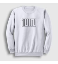 Presmono Unisex Beyaz Logo K-Pop G I Dle Sweatshirt 406107tt (Beyaz)