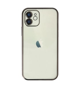 Apple İphone 12 Kılıf Razer Lensli Silikon - Siyah